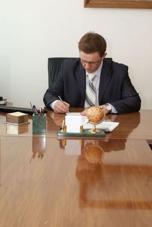 Director at his workplaceの写真素材