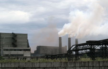 Toxic smoke and environmental pollutionの写真素材