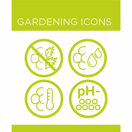 Gardening Icon Setのイラスト素材