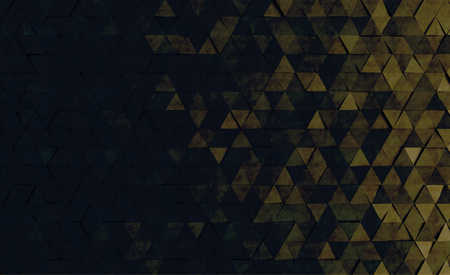 Geometric style background with triangles. 3d rendering.の写真素材