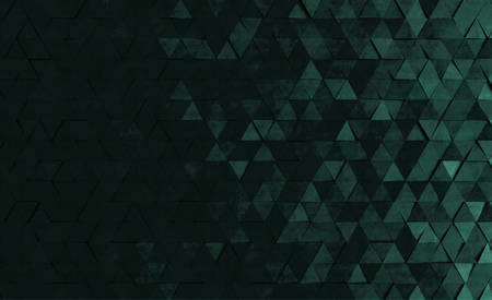 Geometric style background with triangles. 3d rendering.の写真素材