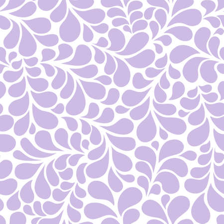 Water drops lilac seamless pattern surface vector design. Flourishes texture. Great for wallpaper, backgrounds, invitations, packaging, design projects, textile scrapbookingのイラスト素材