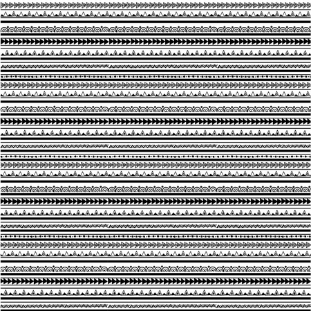 A Vector ethnic pattern. Textile print with tribal ornament.のイラスト素材