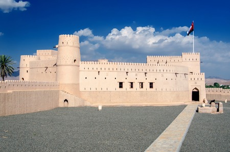 Jalan Bani Bu Hassan Fort - the 13th century renovated fort, Sultanate of Oman