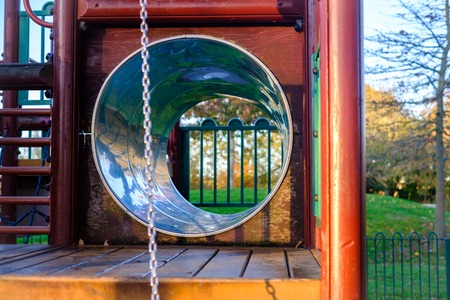 Children play area in Woodgate Valley Country Parkの写真素材