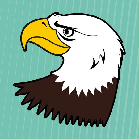 American bald eagleのイラスト素材