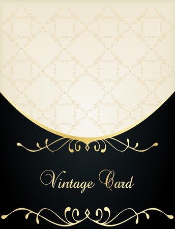 Luxury golden vintage backgroundのイラスト素材