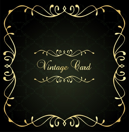 Luxury golden vintage backgroundのイラスト素材