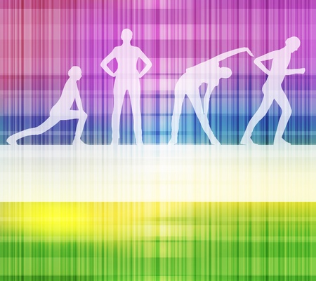 Neon abstract lines design on white background vectorのイラスト素材