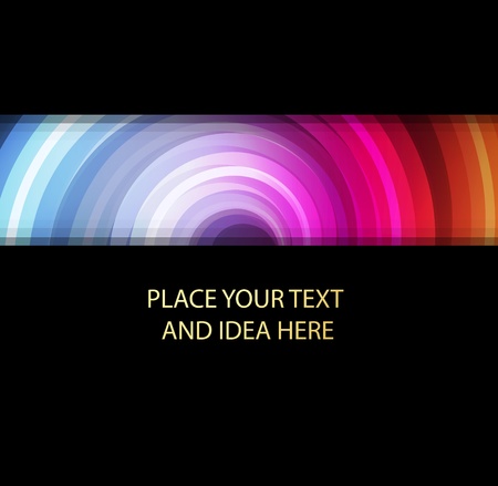 Abstract burst background with neon effects and colorful lightsのイラスト素材