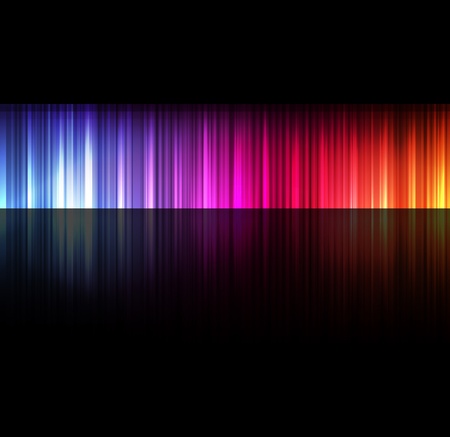 Neon abstract lines design on dark background vectorのイラスト素材