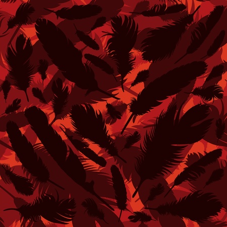 Colorful bird feathers background illustrationのイラスト素材