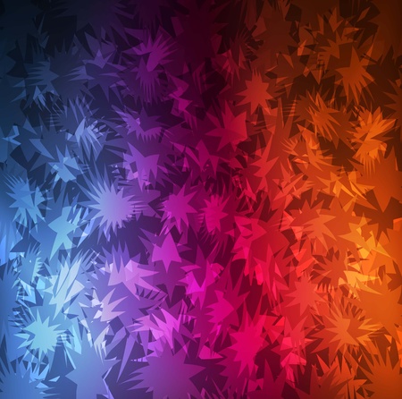 Abstract background with neon effects and colorful lightsのイラスト素材