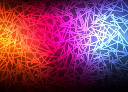Abstract background with neon effects and colorful lightsのイラスト素材