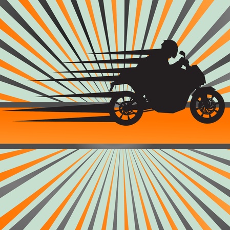 Race motorcycle burst background for posterのイラスト素材