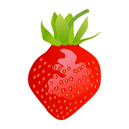 Beautiful and sweet strawberry sun burst backgroundのイラスト素材