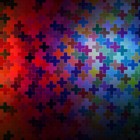 Neon abstract design on dark background vectorのイラスト素材