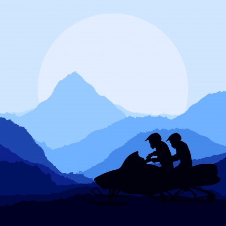 Vintage vector background with blue elements for posterのイラスト素材