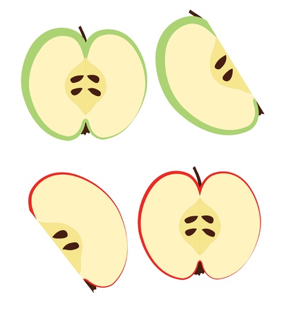 Apple background vector for posterのイラスト素材