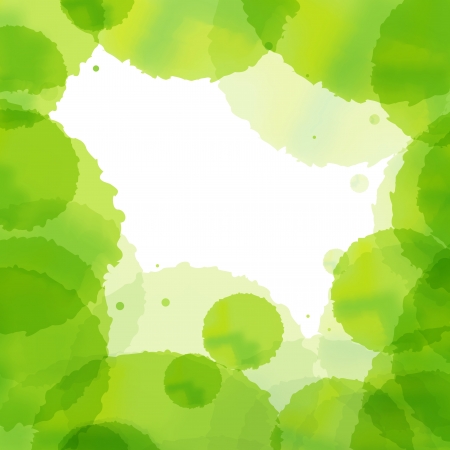 Ecology cloud green splash vector backgroundのイラスト素材