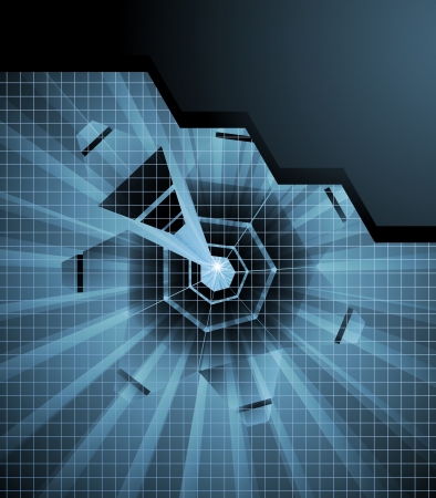 Futuristic high tech abstract vector background for posterのイラスト素材