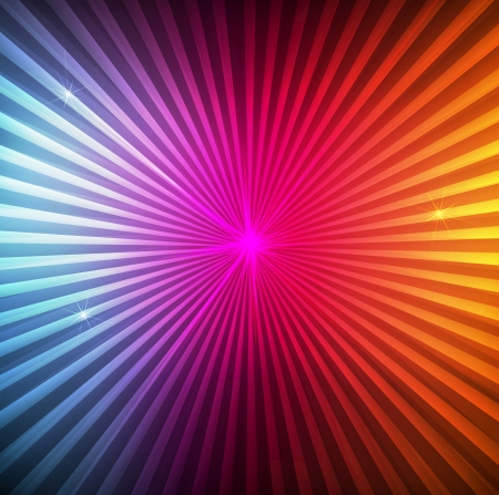 Neon abstract lines design on dark background vectorのイラスト素材