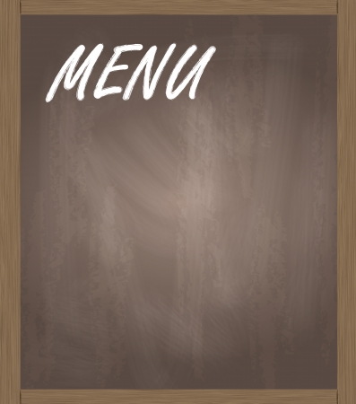 Menu blackboard vector background for posterのイラスト素材