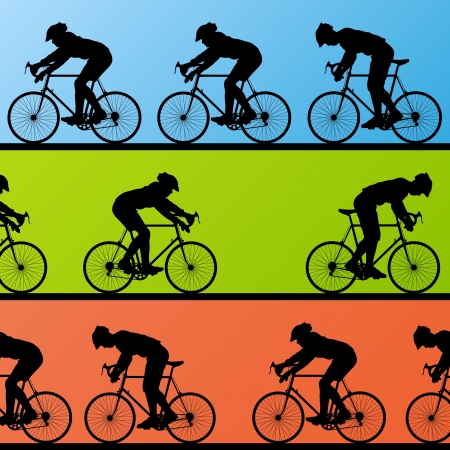 Cyclist leader winner background vectorのイラスト素材