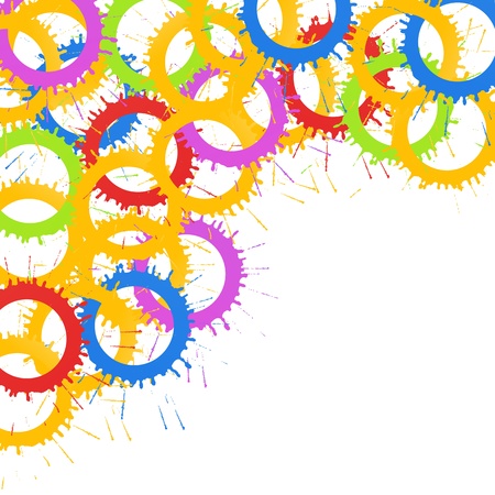 Paint splash background for posterのイラスト素材