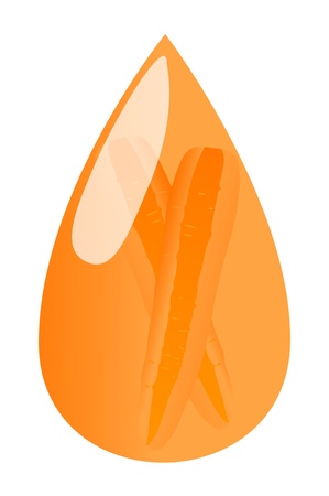 Carrot juice background ecology conceptのイラスト素材