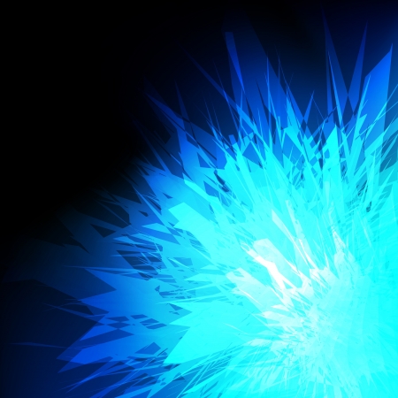 Blue burst light background for posterのイラスト素材