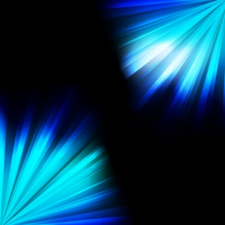 Blue burst light background for posterのイラスト素材