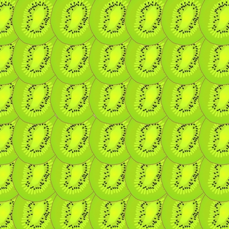 Kiwi slices background for posterのイラスト素材