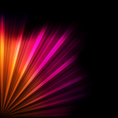 Abstract burst background with neon effects and colorful lightsのイラスト素材
