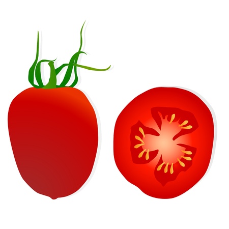 Tomato background for posterのイラスト素材