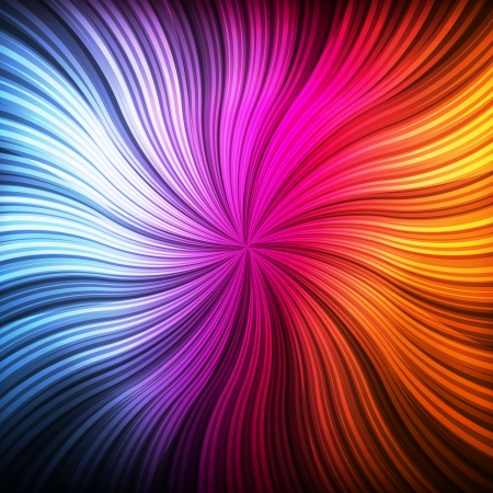 Abstract burst background with neon effects and colorful lightsのイラスト素材