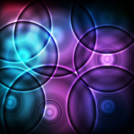 Abstract light neon vector background templateのイラスト素材