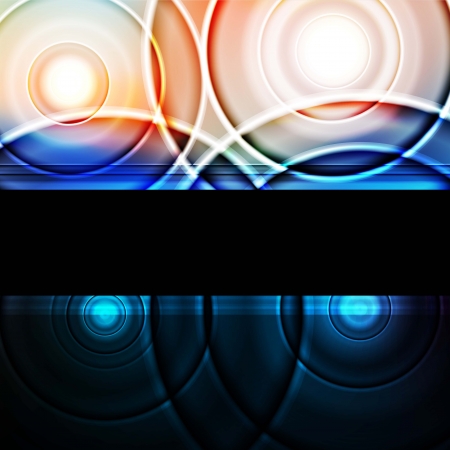 Abstract light neon vector background templateのイラスト素材