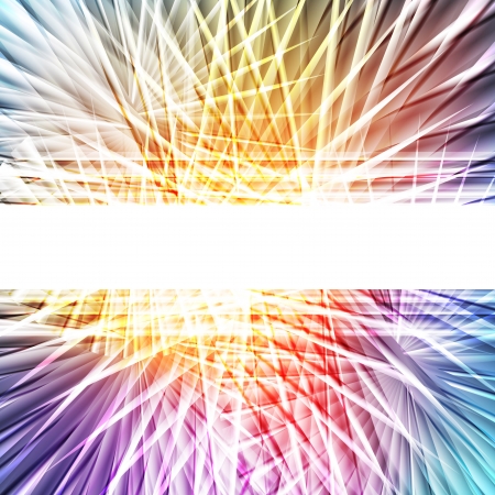Neon abstract lines design background vectorのイラスト素材