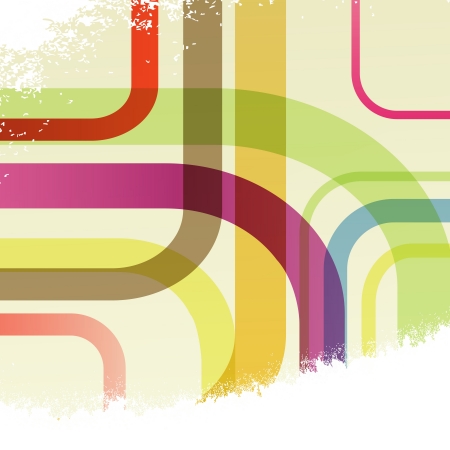 Abstract retro lines background vector concept for posterのイラスト素材