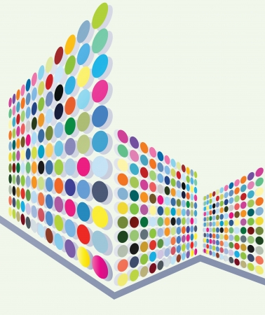 Dot vector backgroundのイラスト素材