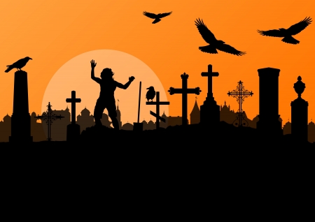 Halloween background vectorのイラスト素材