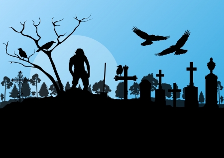 Halloween background vectorのイラスト素材
