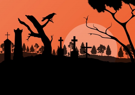 Halloween background vectorのイラスト素材