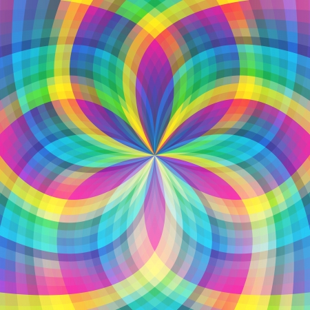 Rainbow abstract light transparent background vectorのイラスト素材