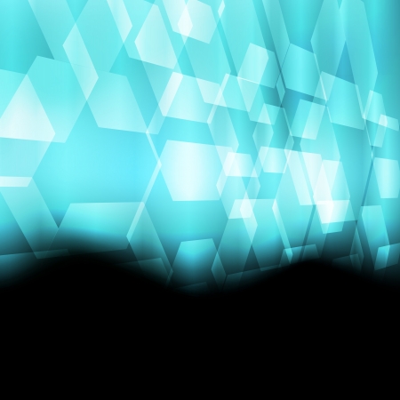 Abstract blue neon background templateのイラスト素材
