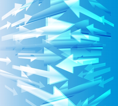 Abstract blue arrow technology background templateのイラスト素材