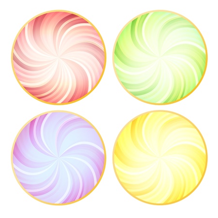 Ice cream from top background concept for posterのイラスト素材