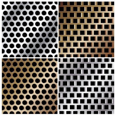 Metallic mesh texture background with reflectionsのイラスト素材