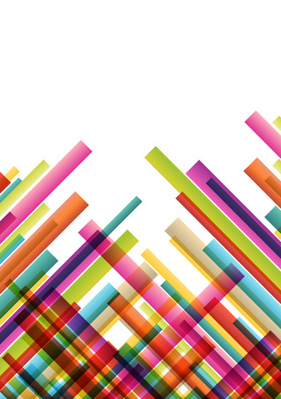 Color lines colorful mosaic abstract illustration background vector for posterのイラスト素材